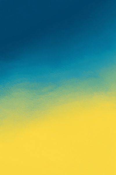 Blue Yellow Gradient Abstract Poster.