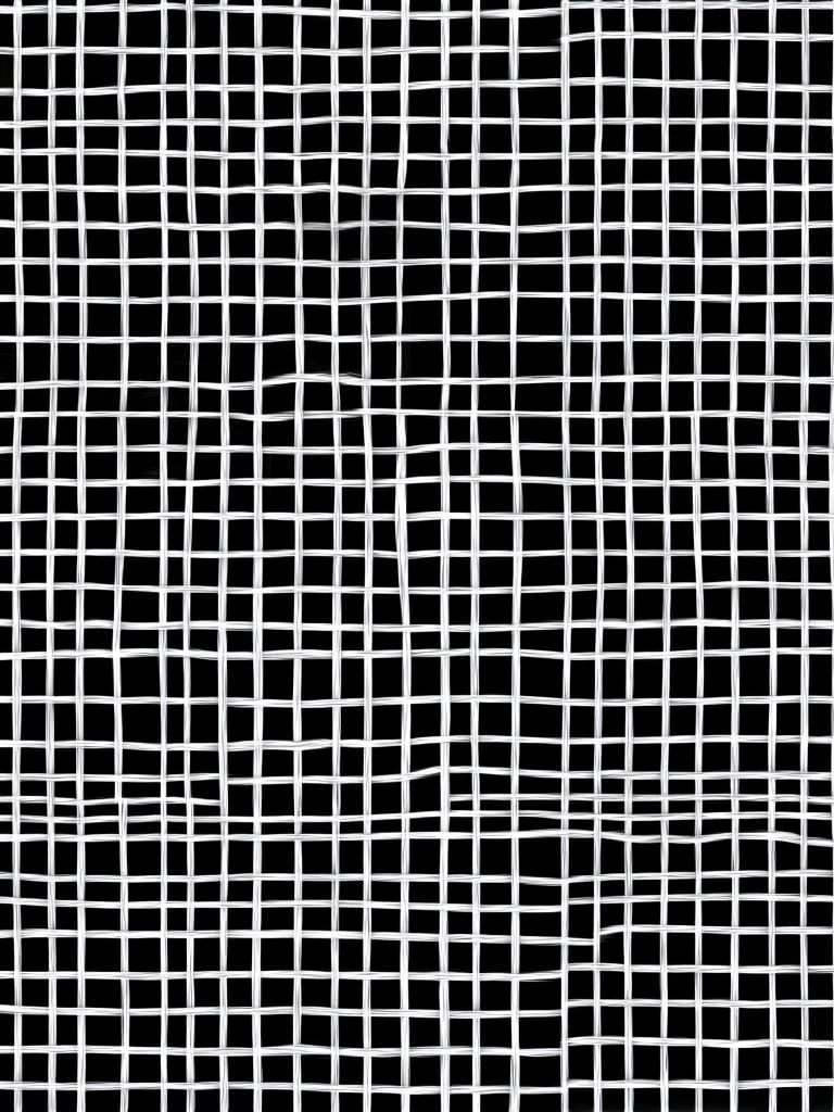 Woven Grid Black-White Poster. poster detail