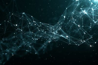 Digital Network Abstract Poster.