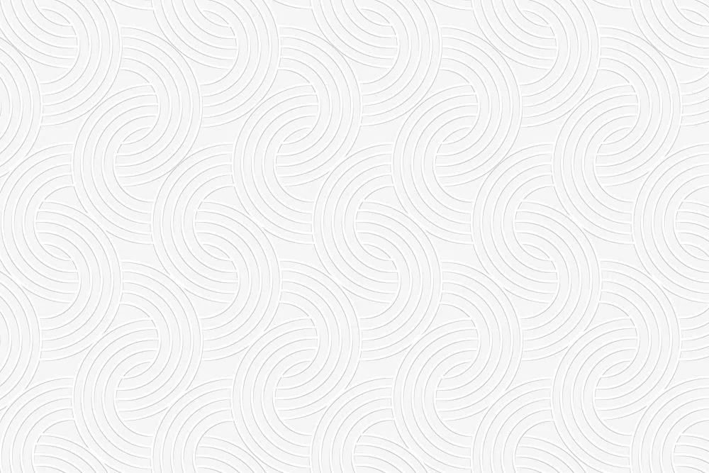 Seamless white interlaced rounded arc. poster — abstract art