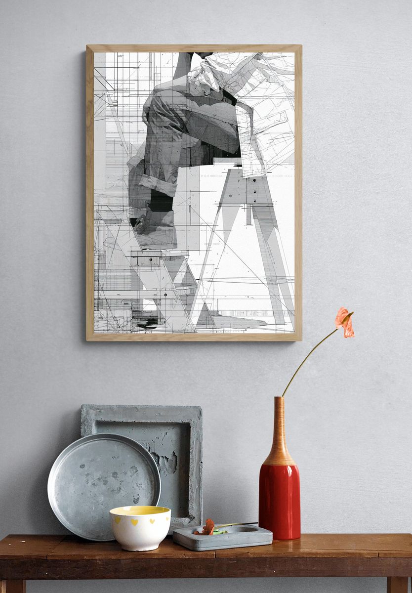 Architectural Figure Study Poster. — room view 3