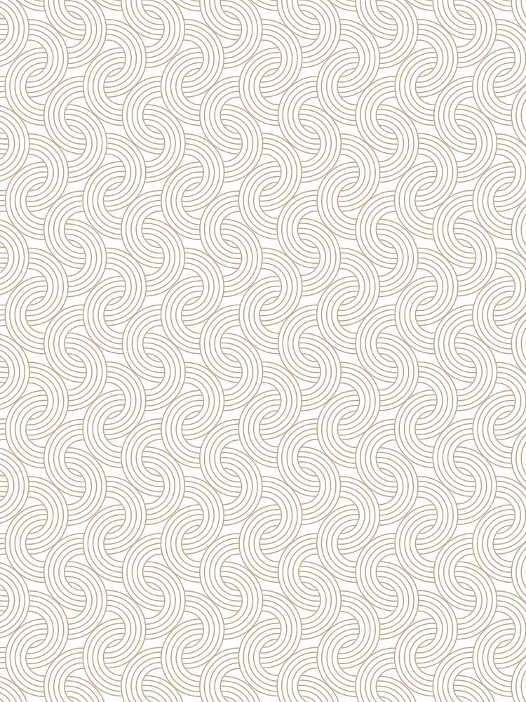 Seamless golden interlaced rounded arc. poster — abstract art