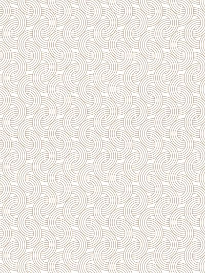 Seamless golden interlaced rounded arc