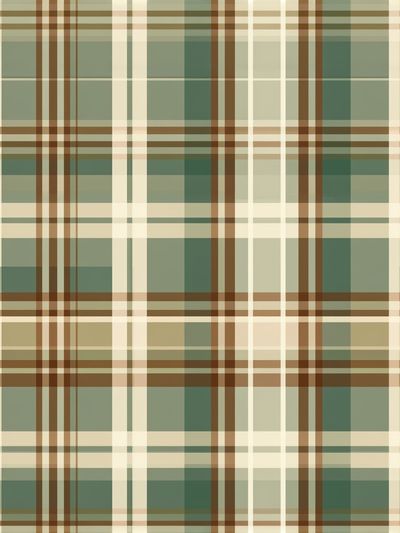 Muted Green Plaid Abstract Poster.