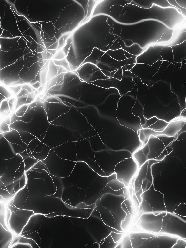 Electric Lightning Abstract Poster. poster — abstract art