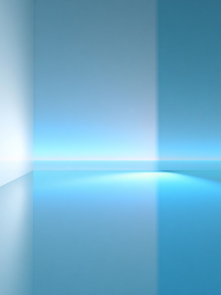 Blue Light Abstract Poster. poster — abstract art