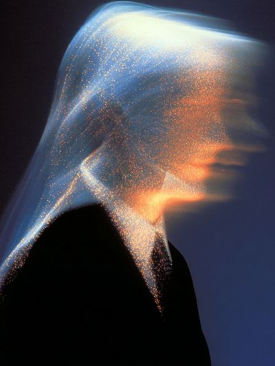 Abstract Light Veil Poster. poster print