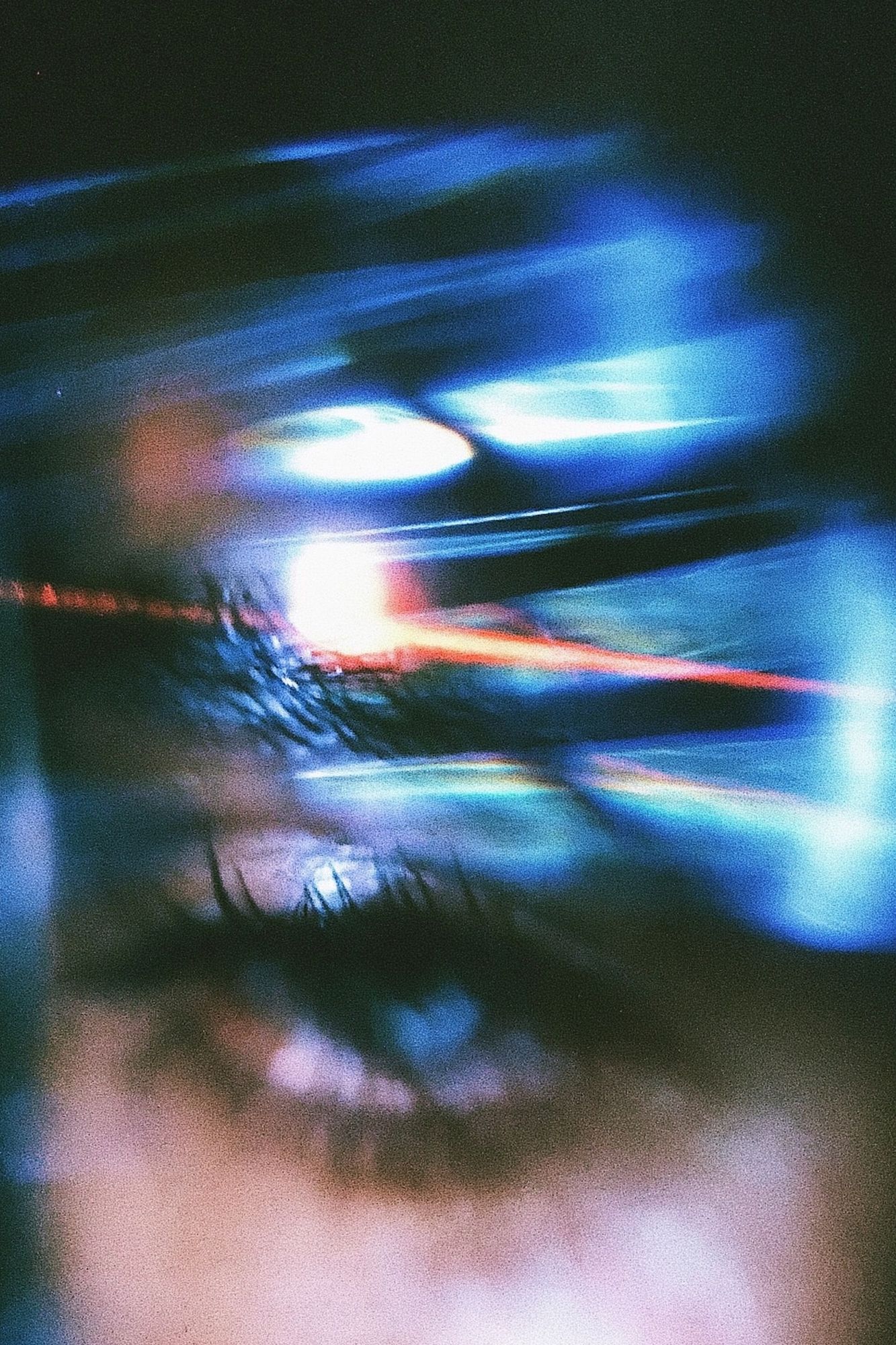 Neon Blur Abstract Poster. poster detail