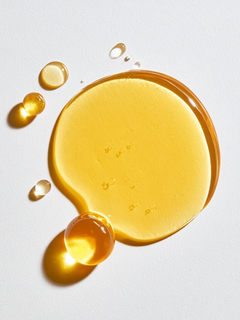 Golden Droplets Abstract Poster. poster detail