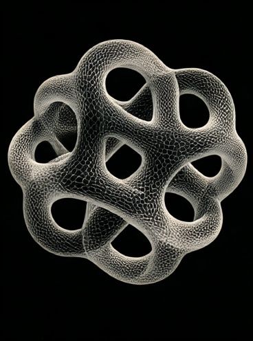 Organic Knot Abstract Poster. poster detail
