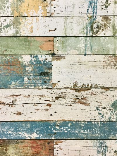 Weathered Coastal Planks Abstract Print.