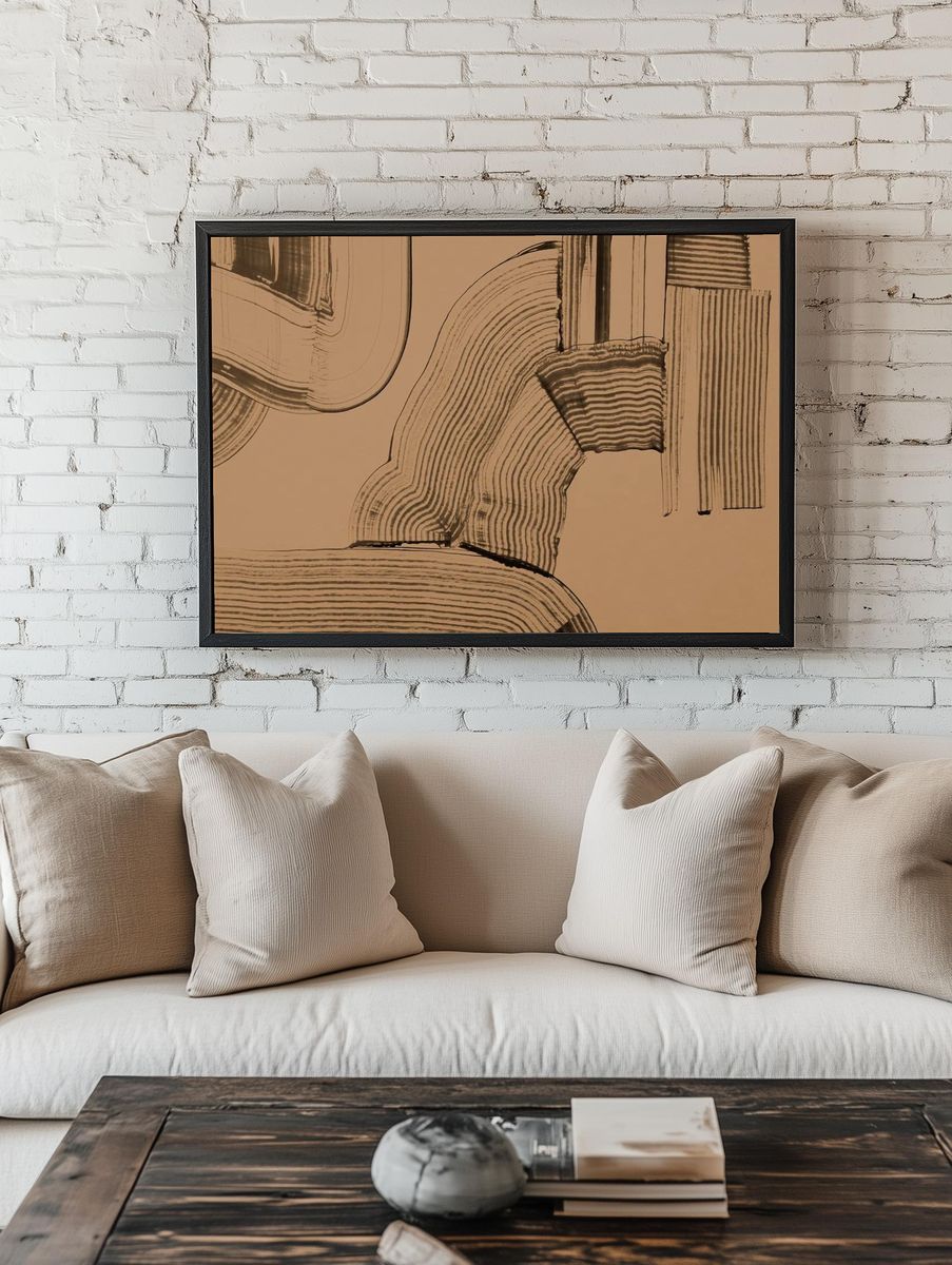 Earth tone textured background brown. room preview