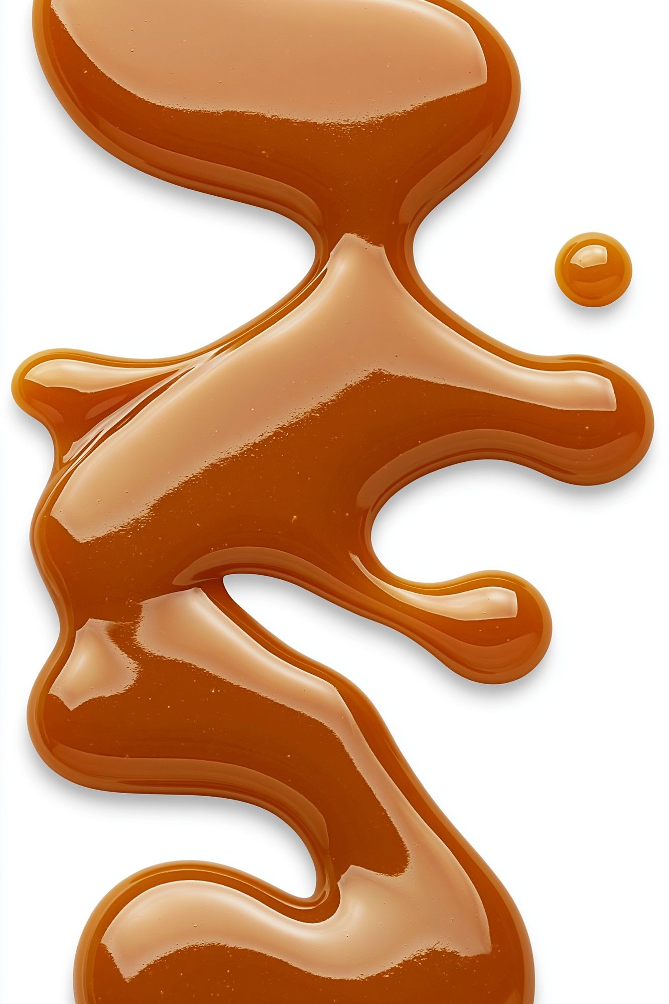 Amber Liquid Abstract Poster. poster detail