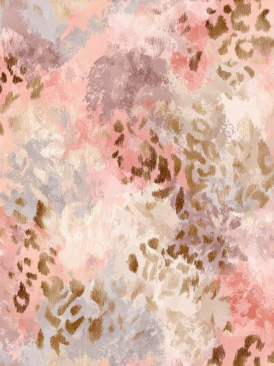 Blush Leopard Abstract Print.