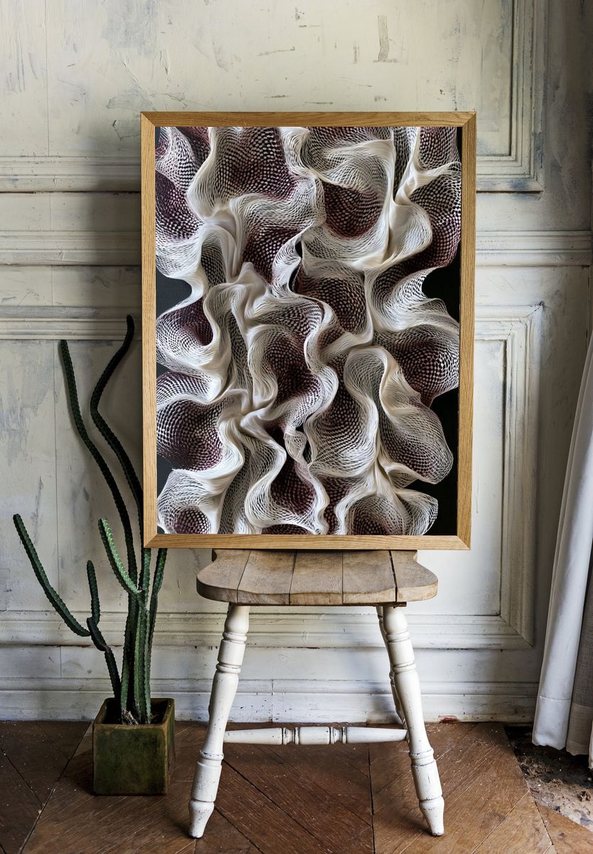 Textured Organic Abstract Poster. room preview