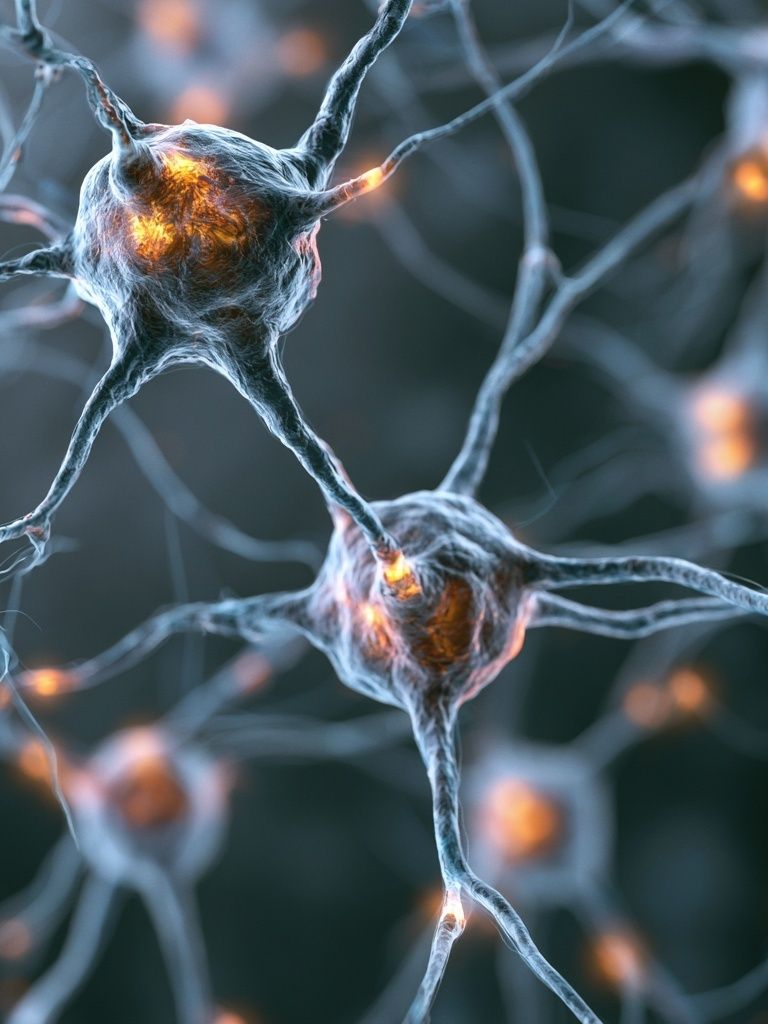 Neural Network Glow Poster. poster — abstract art