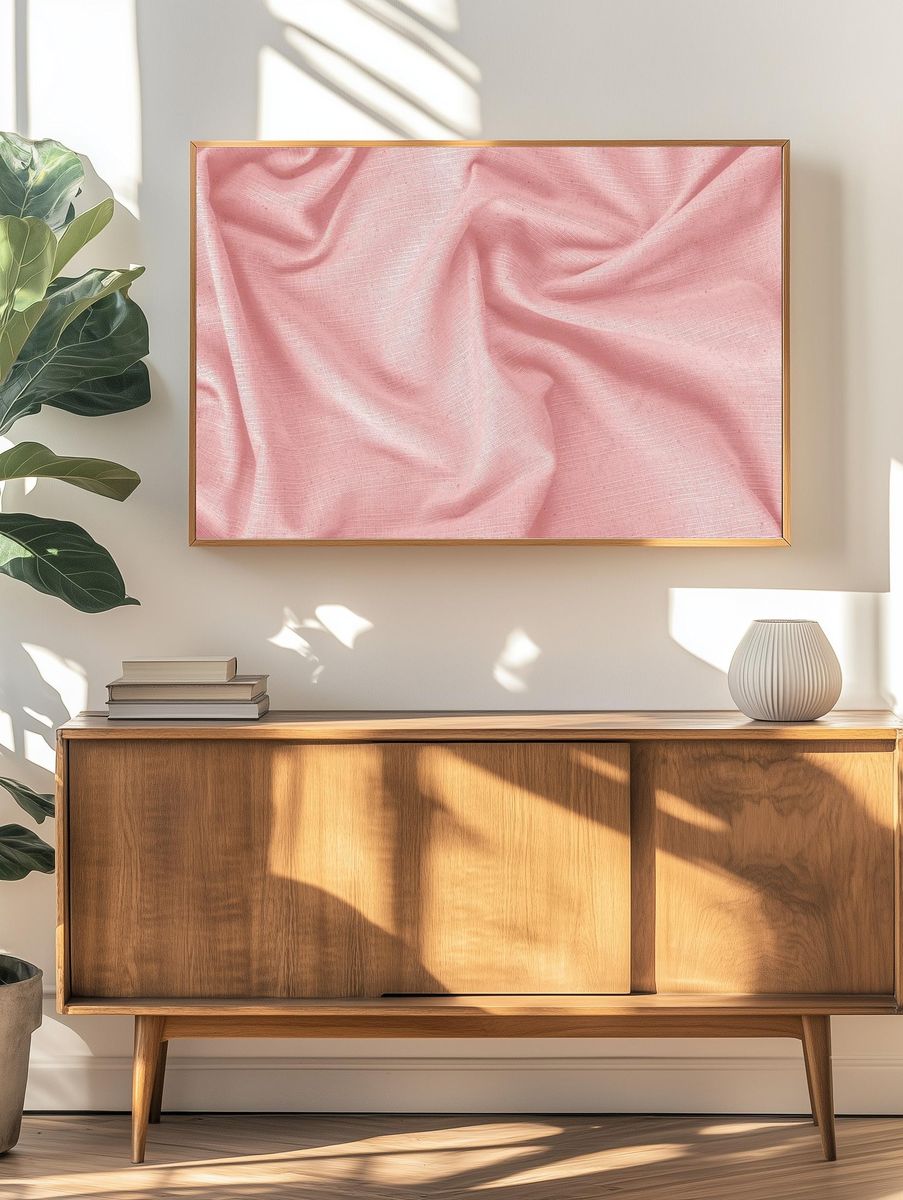 silky fabric textured background. — room view 3