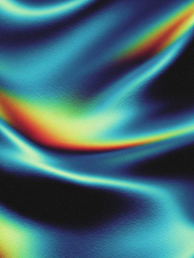 Colorful Abstract Waves Poster. poster print