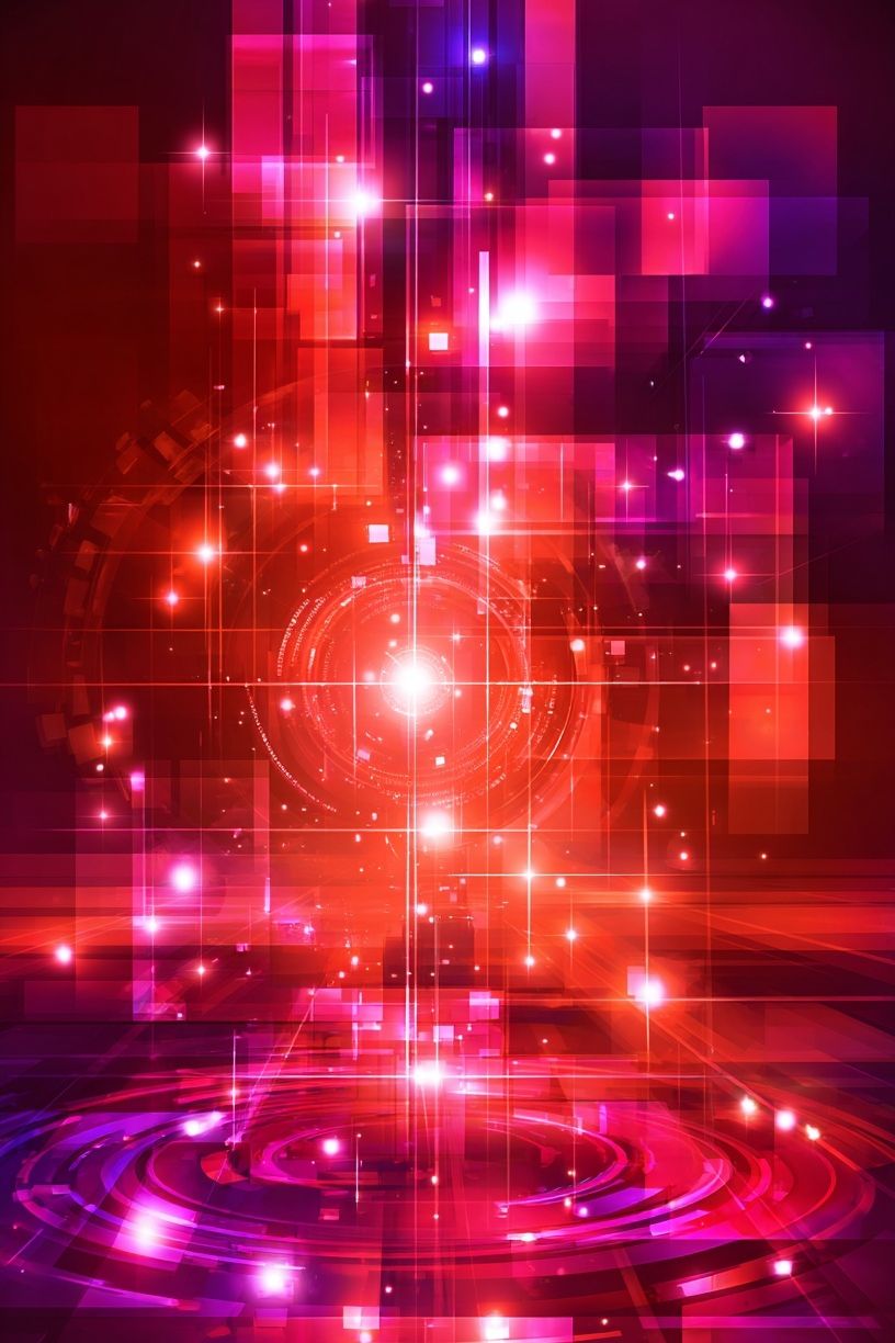 Abstract Light Burst Poster. poster detail