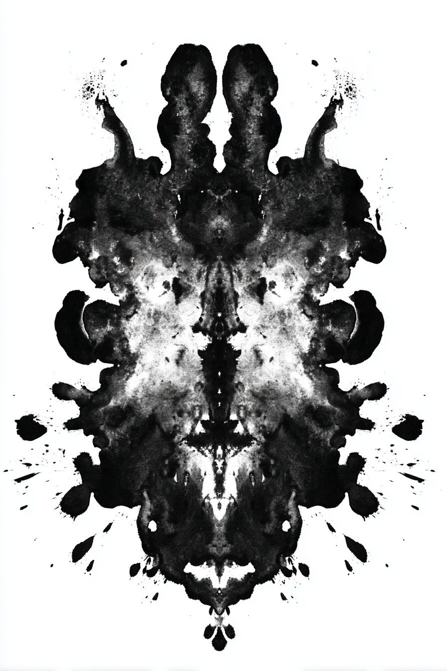 Abstract Ink Blot Poster. poster — abstract art