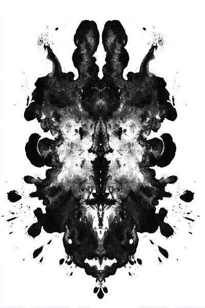Abstract Ink Blot Poster. poster
