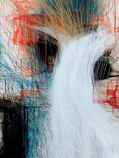 Abstract Brush Texture Poster. poster