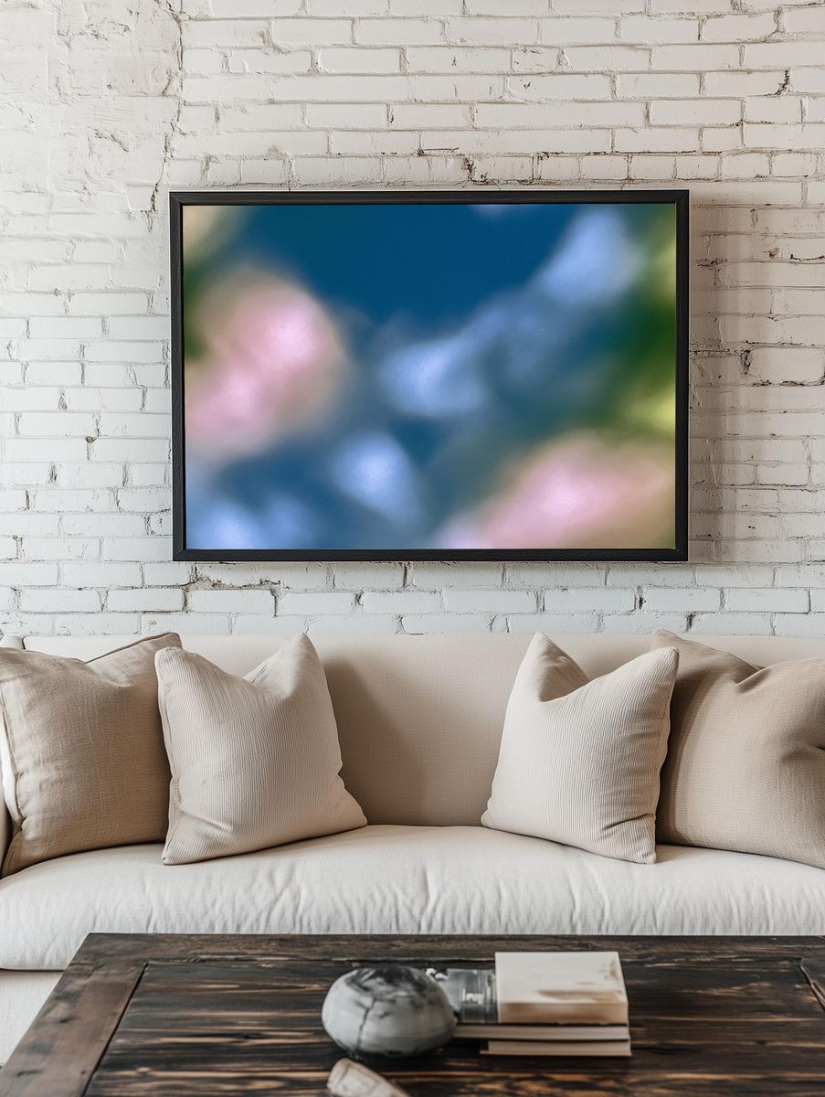 Soft Bokeh Abstract Poster. — room view 1