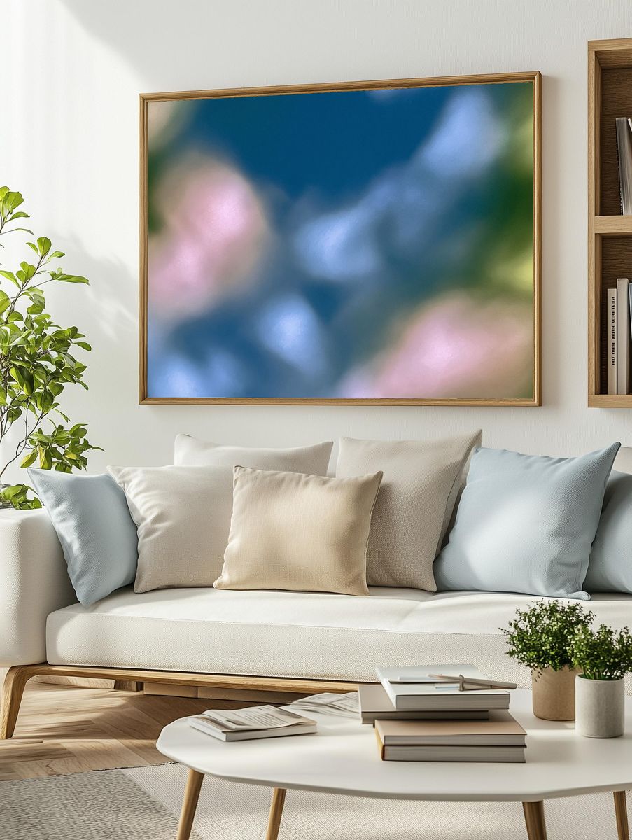 Soft Bokeh Abstract Poster. — room view 2