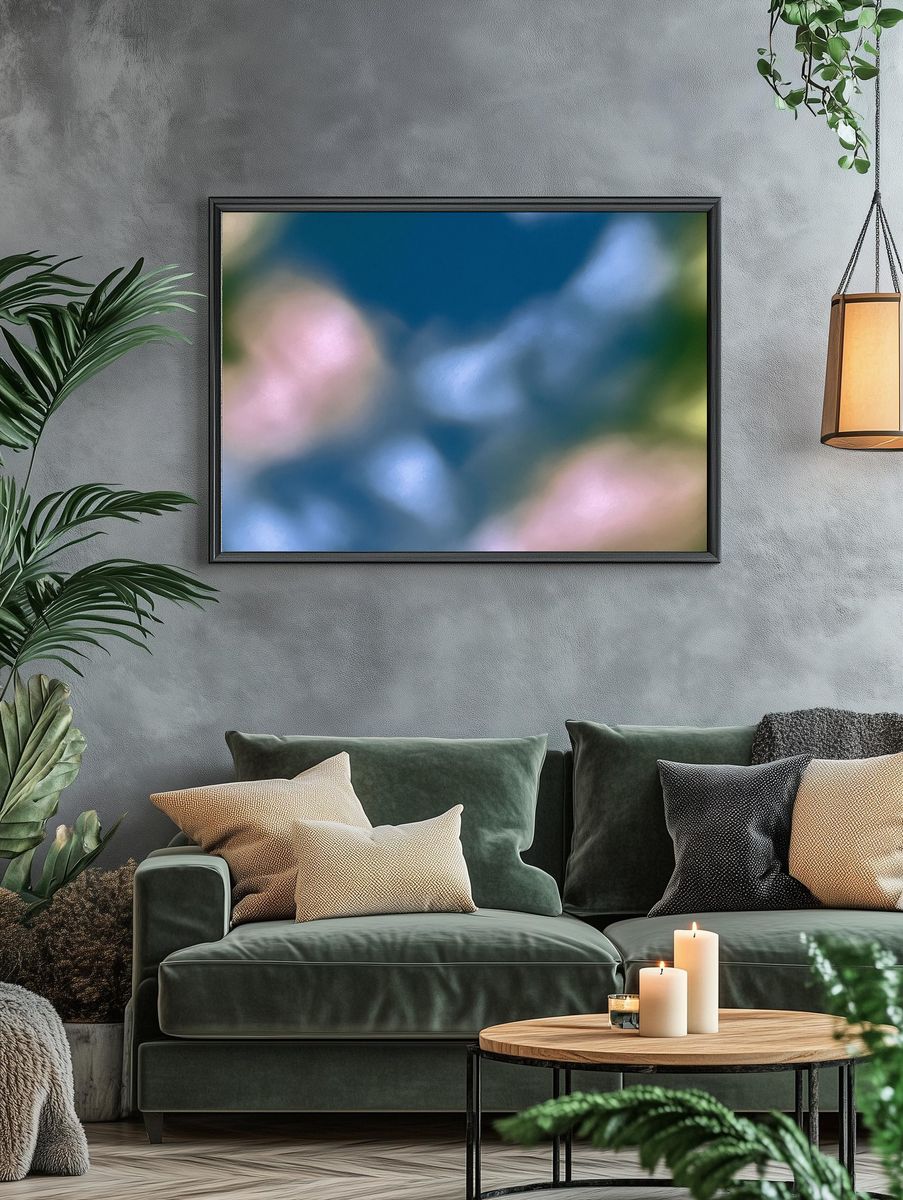 Soft Bokeh Abstract Poster. — room view 4