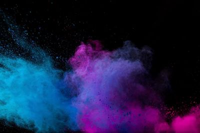 Free gradient color splash photo