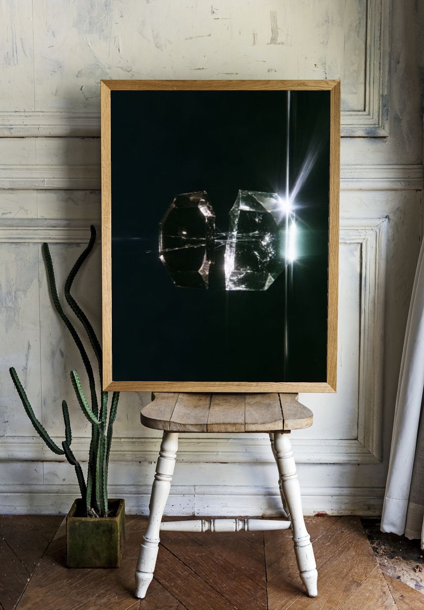 Crystal Light Abstract Poster. room preview