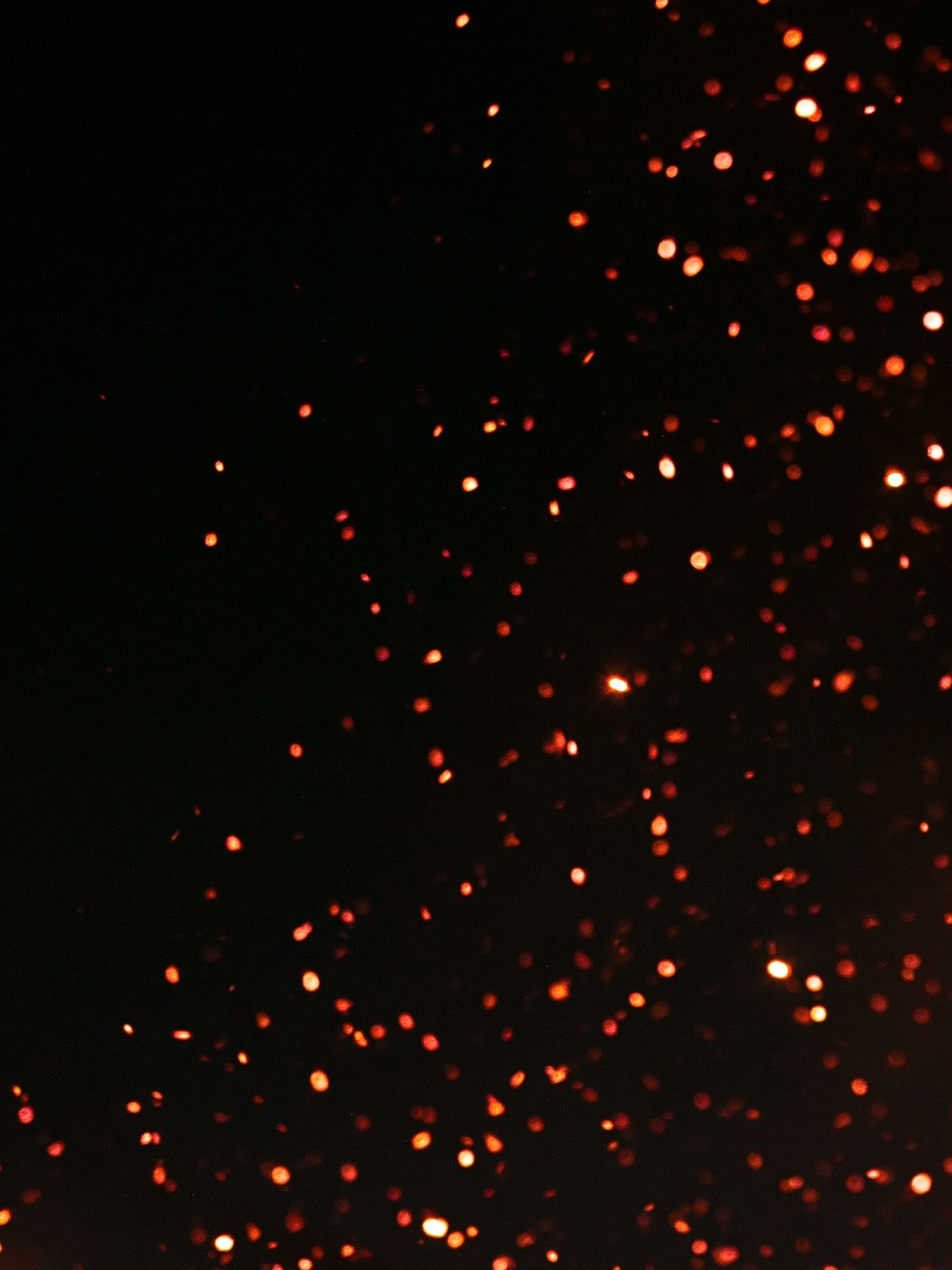 Ember Sparks Abstract Poster. poster detail