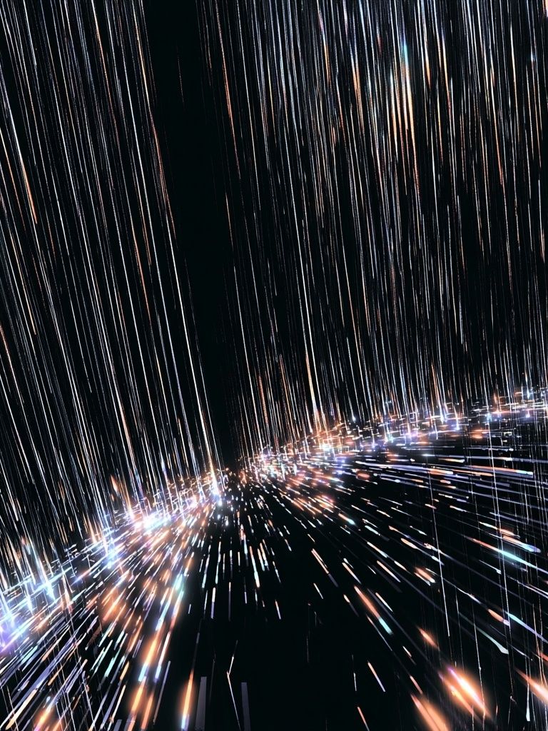 Light Speed Abstract Poster. poster — abstract art