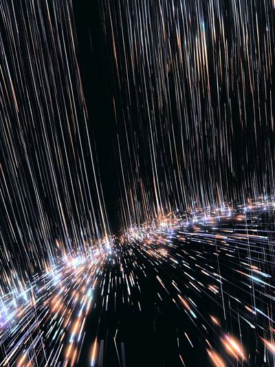 Light Speed Abstract Poster. poster