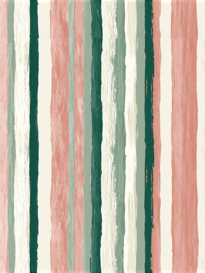 Pastel Brush Stripe Abstract Print.