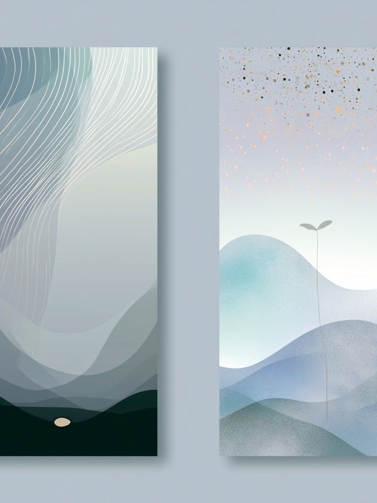 Dreamy Abstract Landscape Poster. poster detail