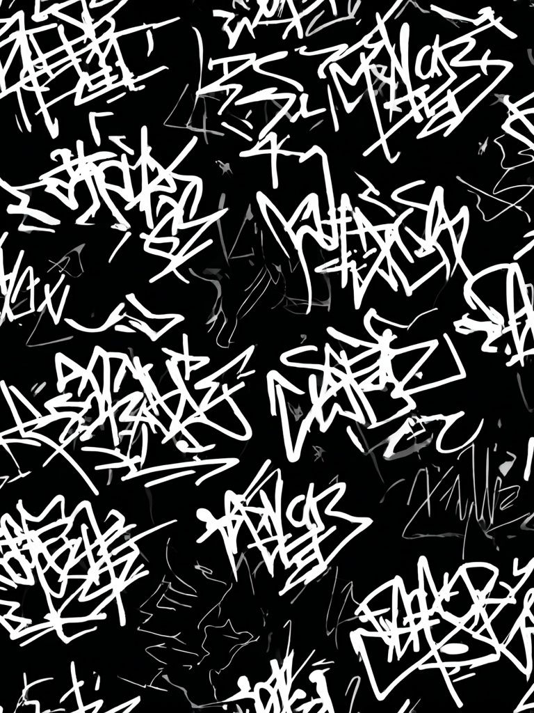Graffiti Scribble Abstract Poster. poster — abstract art