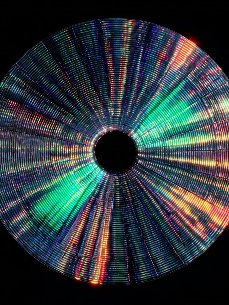 Prismatic Disc Abstract Poster. poster — abstract art