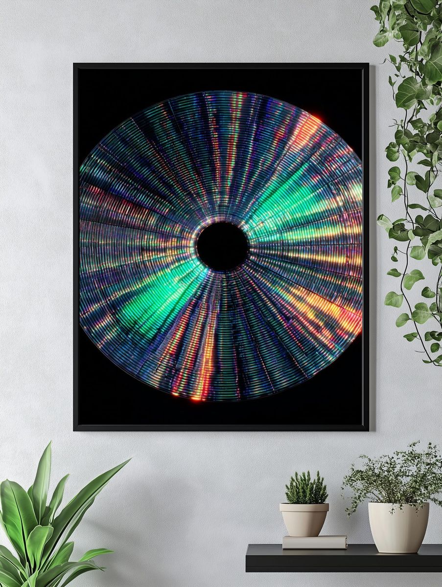 Prismatic Disc Abstract Poster. — room view 4