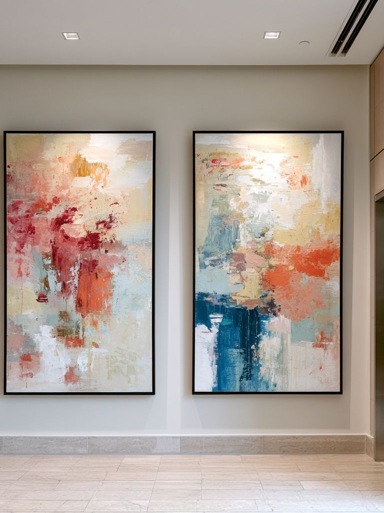 Abstract Color Field Poster Set. poster detail