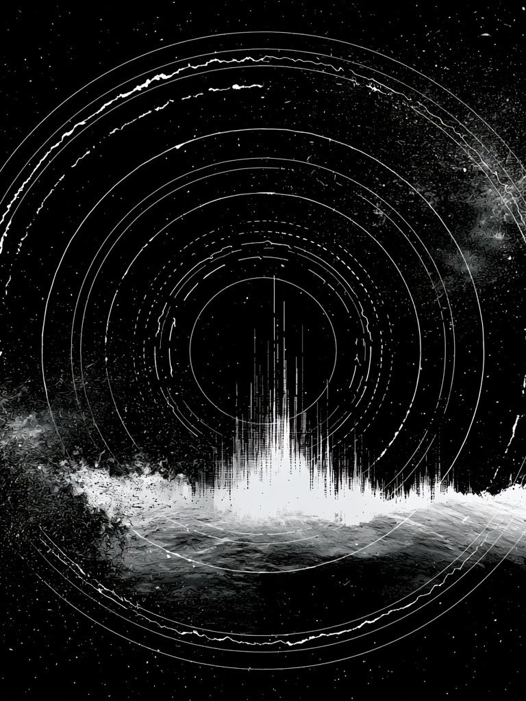 Celestial Orbit Abstract Print. poster detail