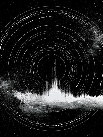 Celestial Orbit Abstract Print.