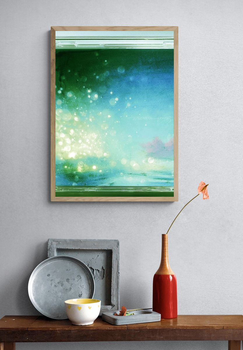 Ephemeral Groves Abstract Poster. — room view 3