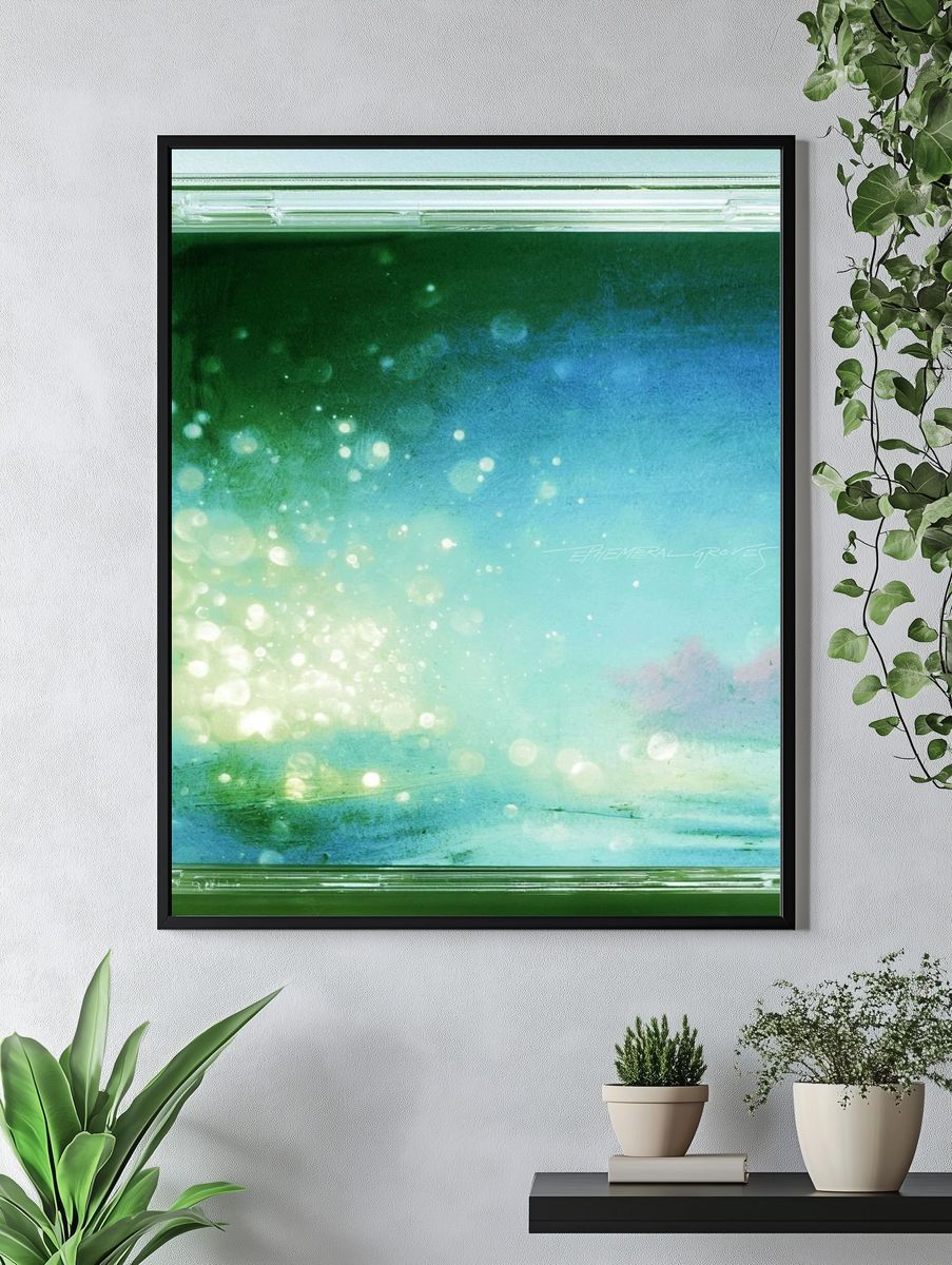 Ephemeral Groves Abstract Poster. — room view 4