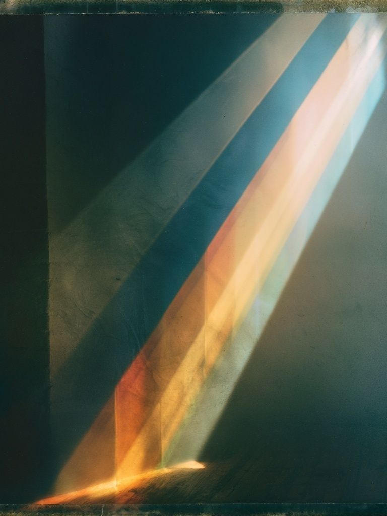 Prismatic Light Abstract Poster. poster — abstract art