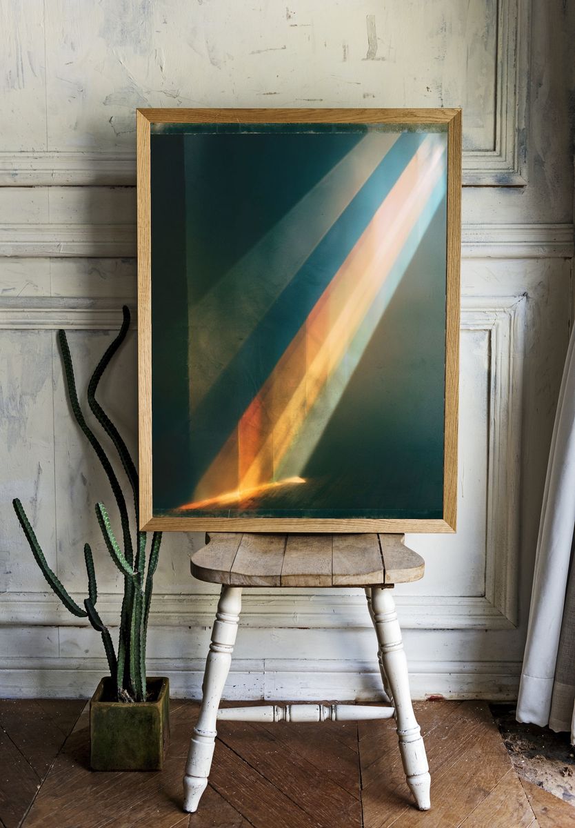 Prismatic Light Abstract Poster. room preview