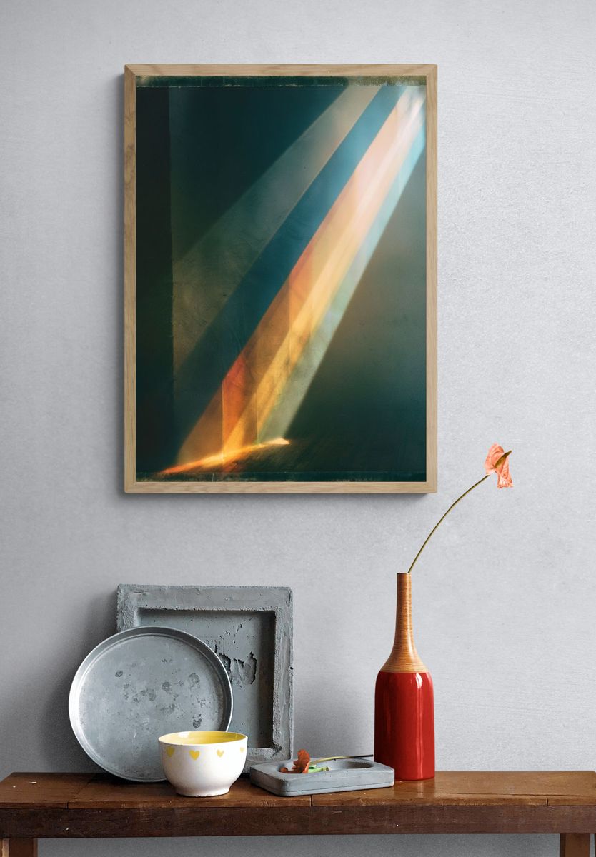 Prismatic Light Abstract Poster. — room view 3