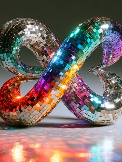 Disco Infinity Loop Poster. poster