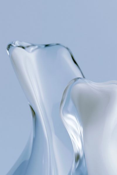 Glass Petals Abstract Print.