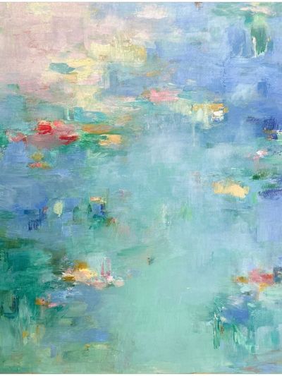 Pastel Abstract Wash Poster. poster